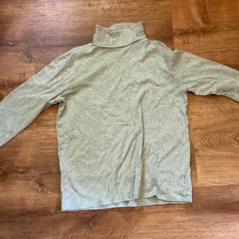 Cute gray turtleneck for kids girls or boys